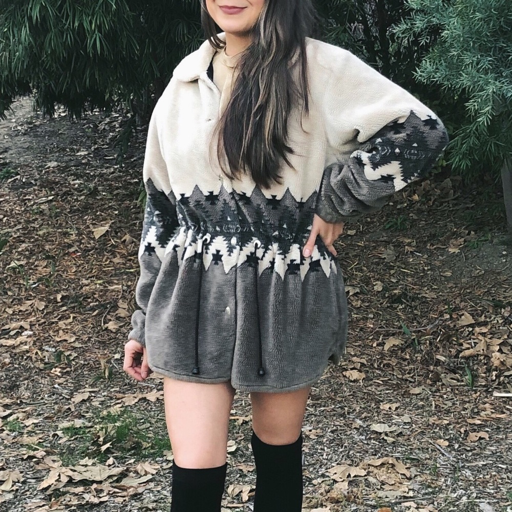 VINTAGE Black Diamond Soft n Cozy Mountain Jacket